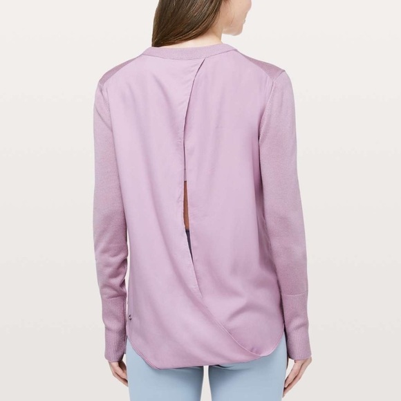 Lululemon Still At Ease Cashmere Blend Pullover Size 10 - Picture 4 of 6